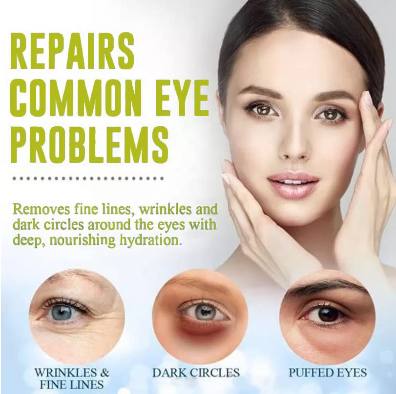Лепенки за очи FERIHA с растворяющимися 2000 Микроиглами, Витамин С, Хиалуронова киселина и Пептиди, Модерна биоактивная технология, Против Бръчки, Подпухналост под очи